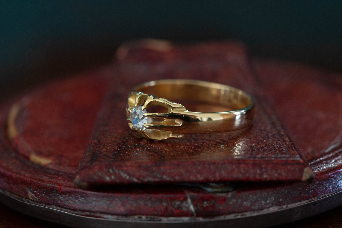 Gentleman’s Diamond Solitaire Ring — view 3