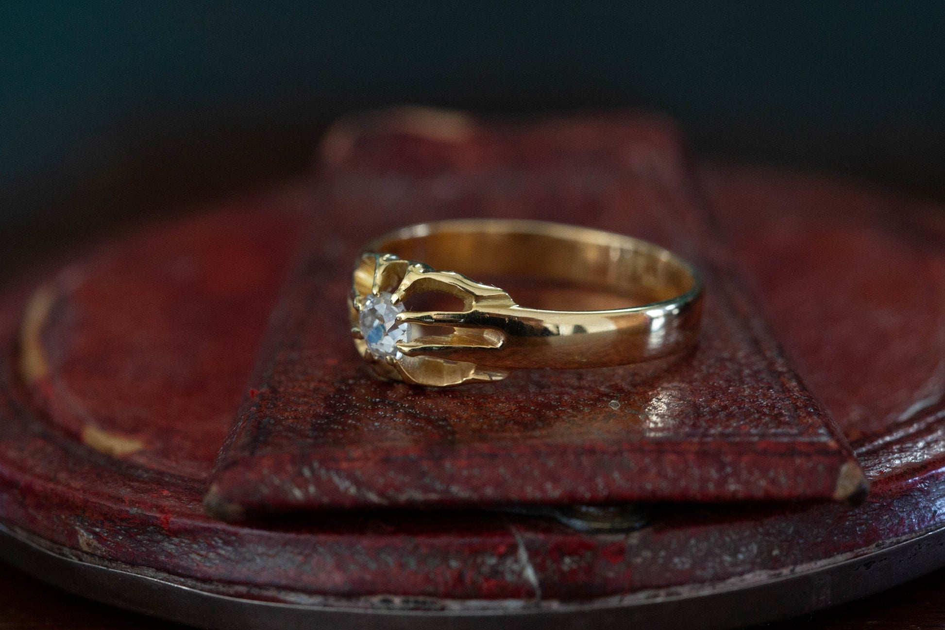 Gentleman’s Diamond Solitaire Ring — view 3