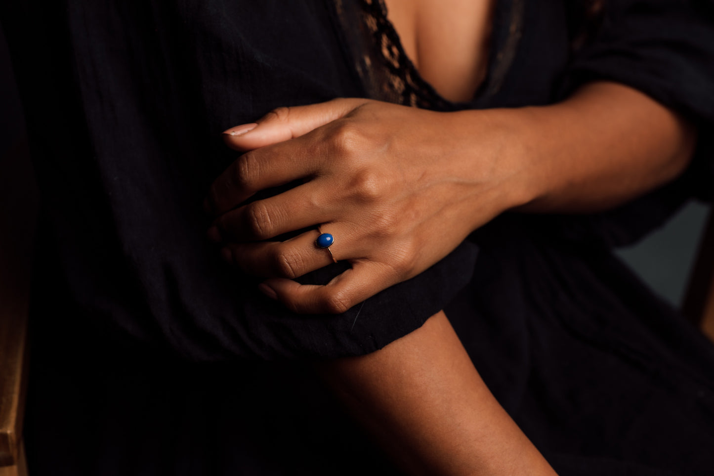 Lapis Lazuli Ring — view 2