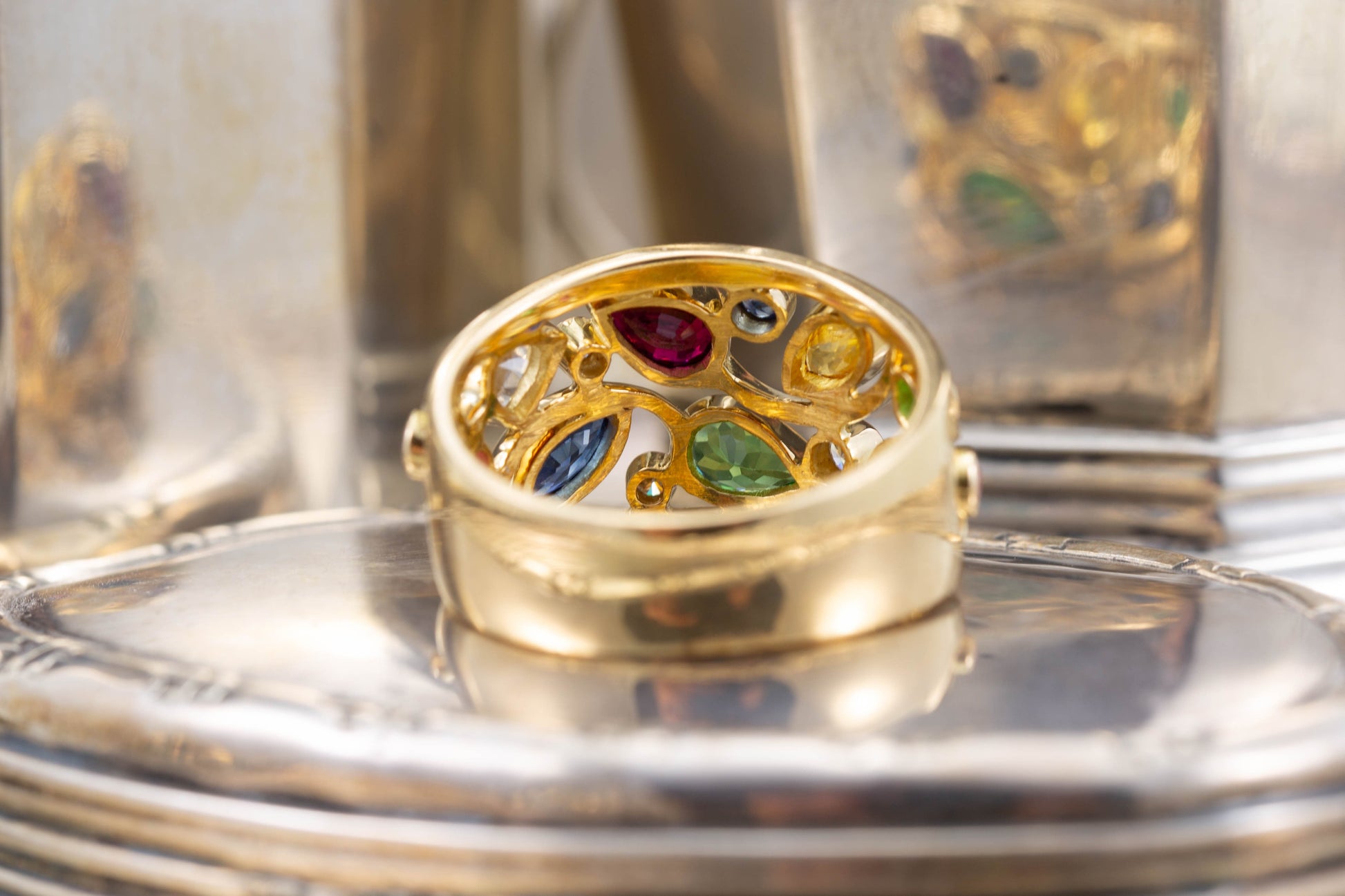 Multi Stone Dress Ring — view 5