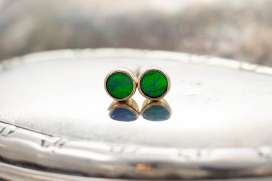 Opal Doublet Stud Earrings