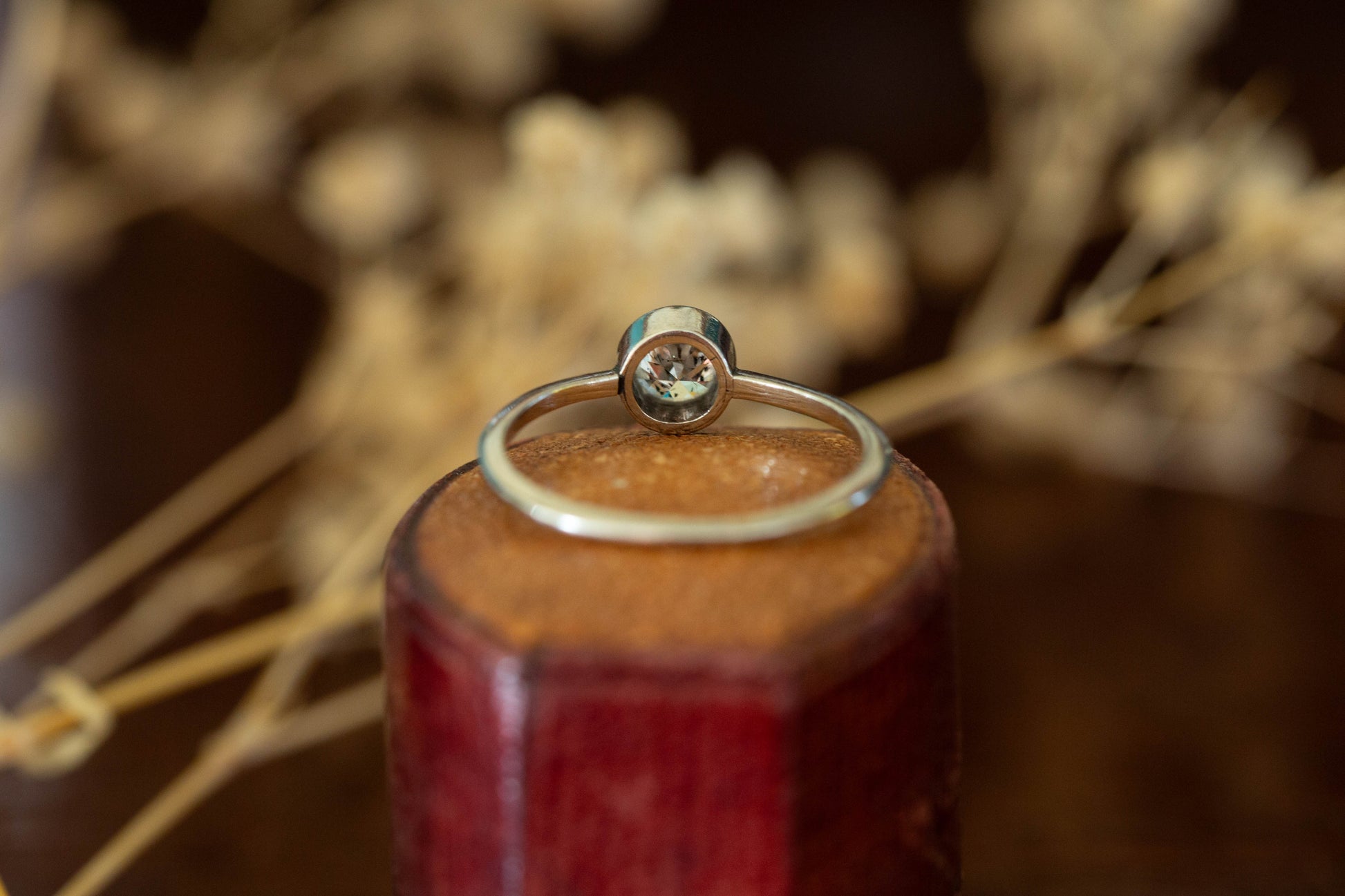 Diamond Solitaire Ring — view 3