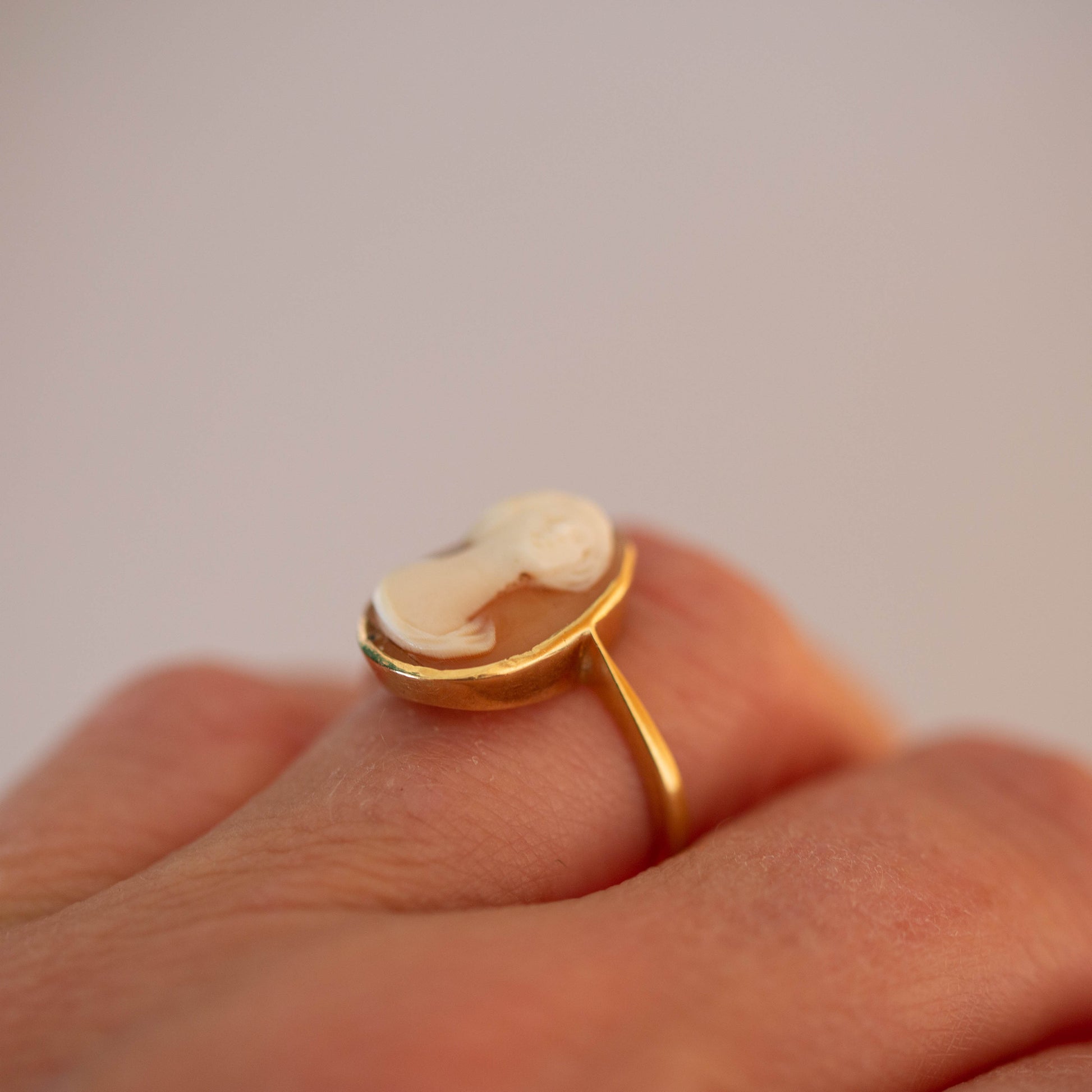Oval Cameo Ring — view 6