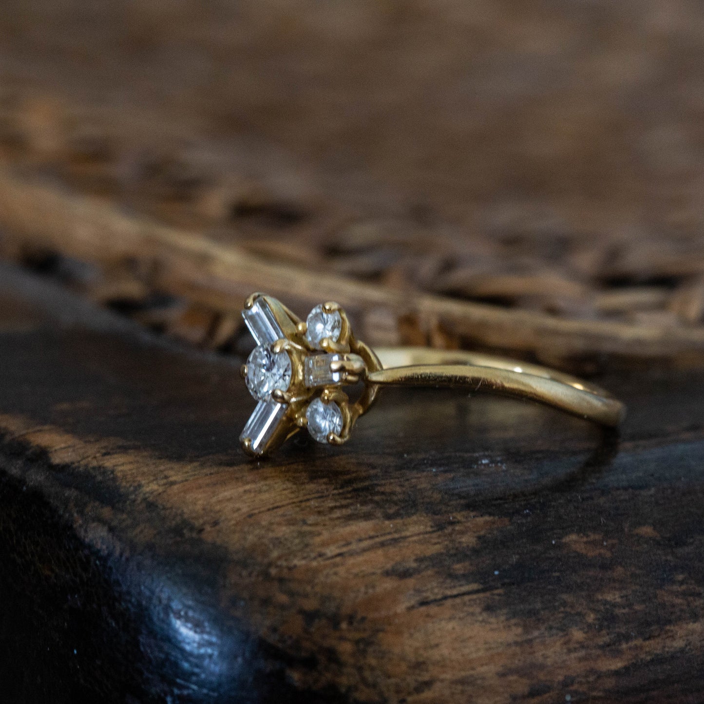 Diamond Cocktail Ring — view 2
