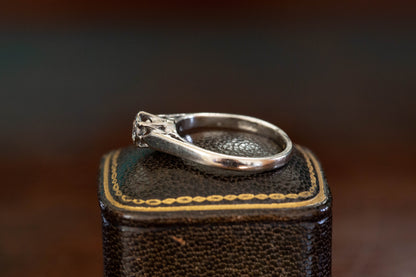 Diamond Solitaire Ring — view 4