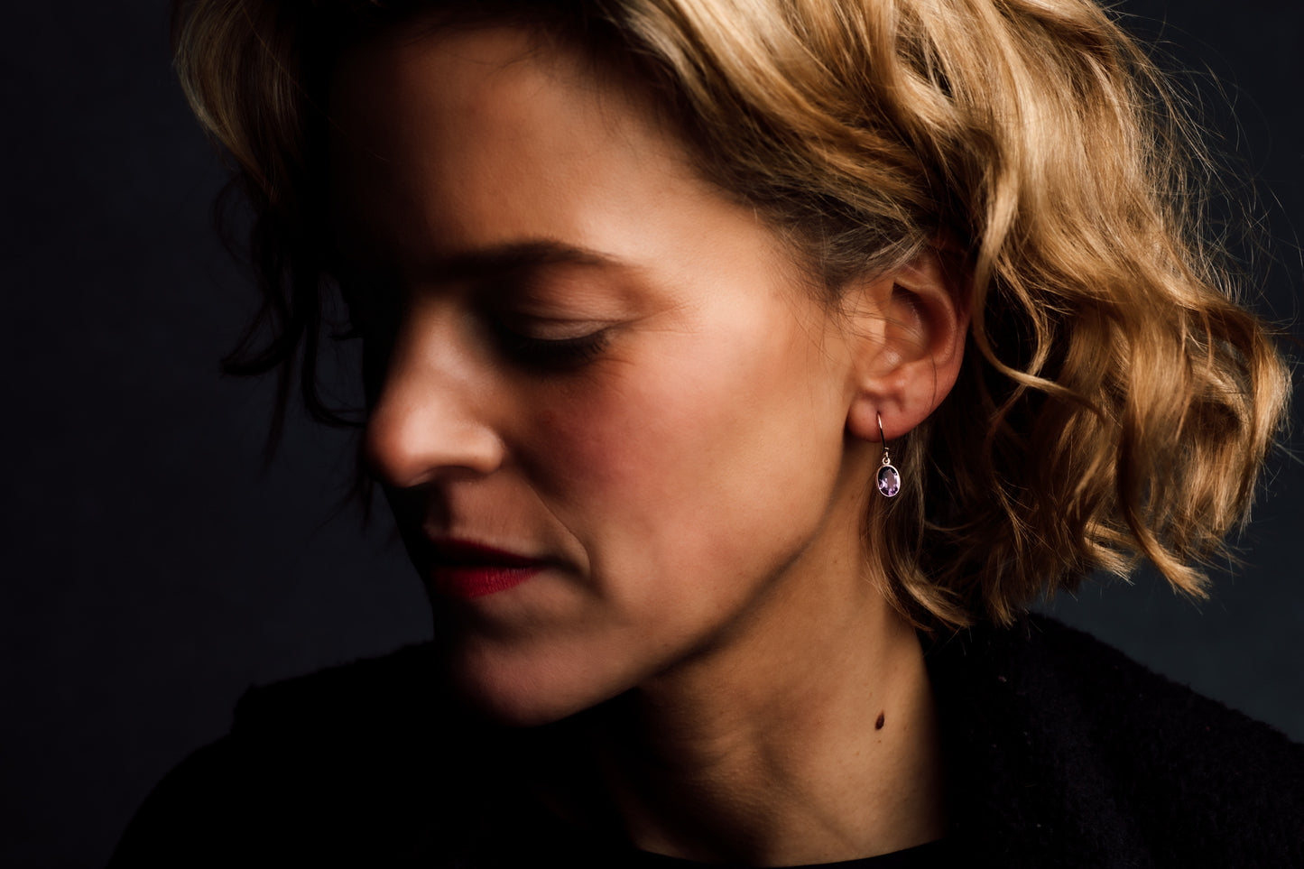 Amethyst Drop Earrings