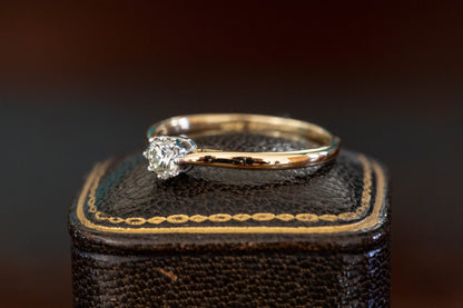 Diamond Solitaire Ring — view 2