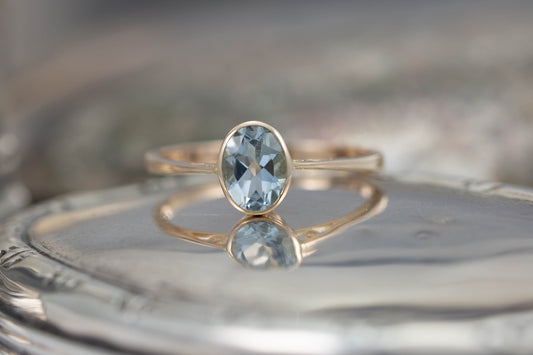 Aquamarine Ring