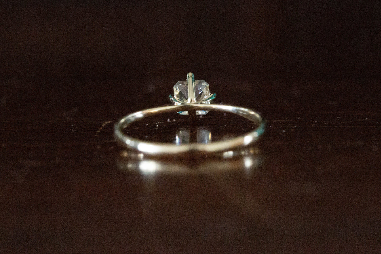 Yellow Sapphire Solitaire Ring — view 5