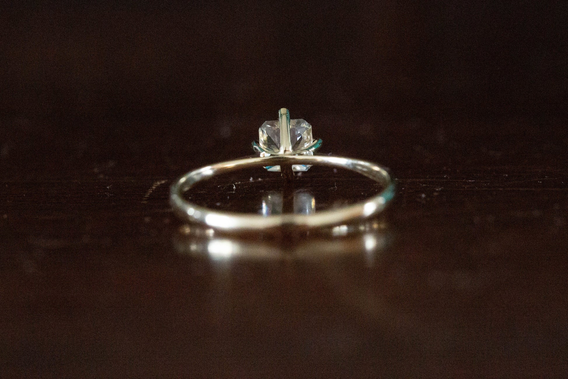 Yellow Sapphire Solitaire Ring — view 5