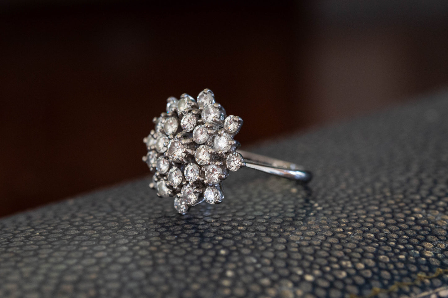 Diamond Cluster Ring — view 2