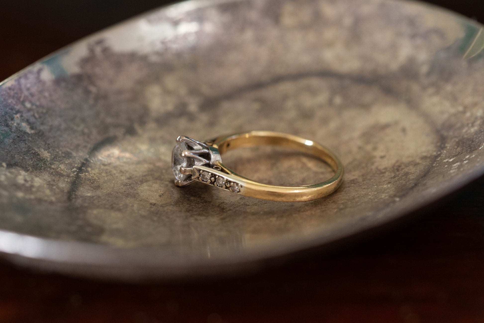 Antique Diamond Ring — view 3