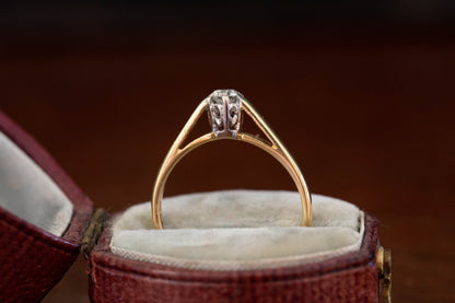 Diamond Solitaire Ring — view 5