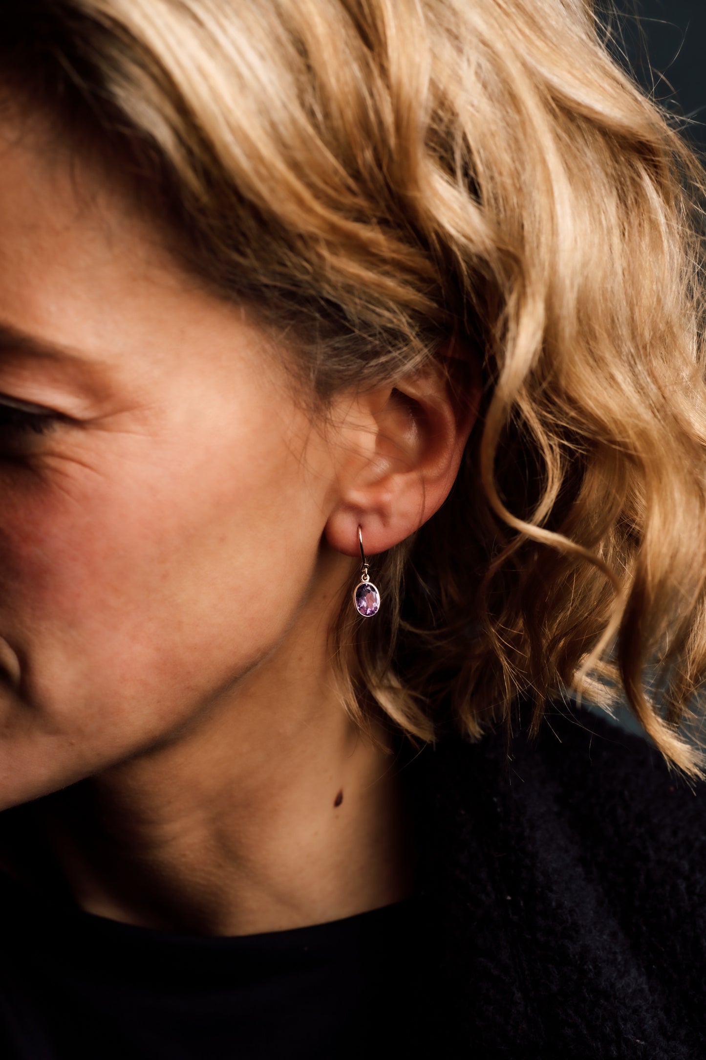 Amethyst Drop Earrings