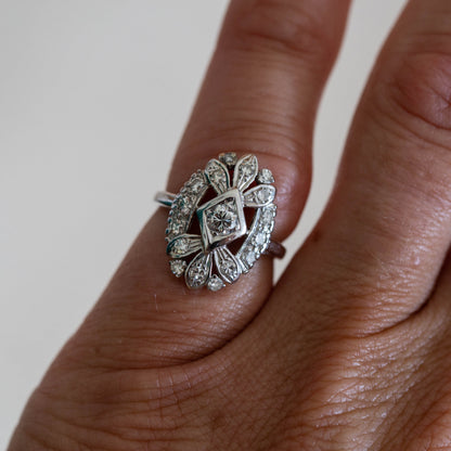 Diamond Cluster Ring — view 6