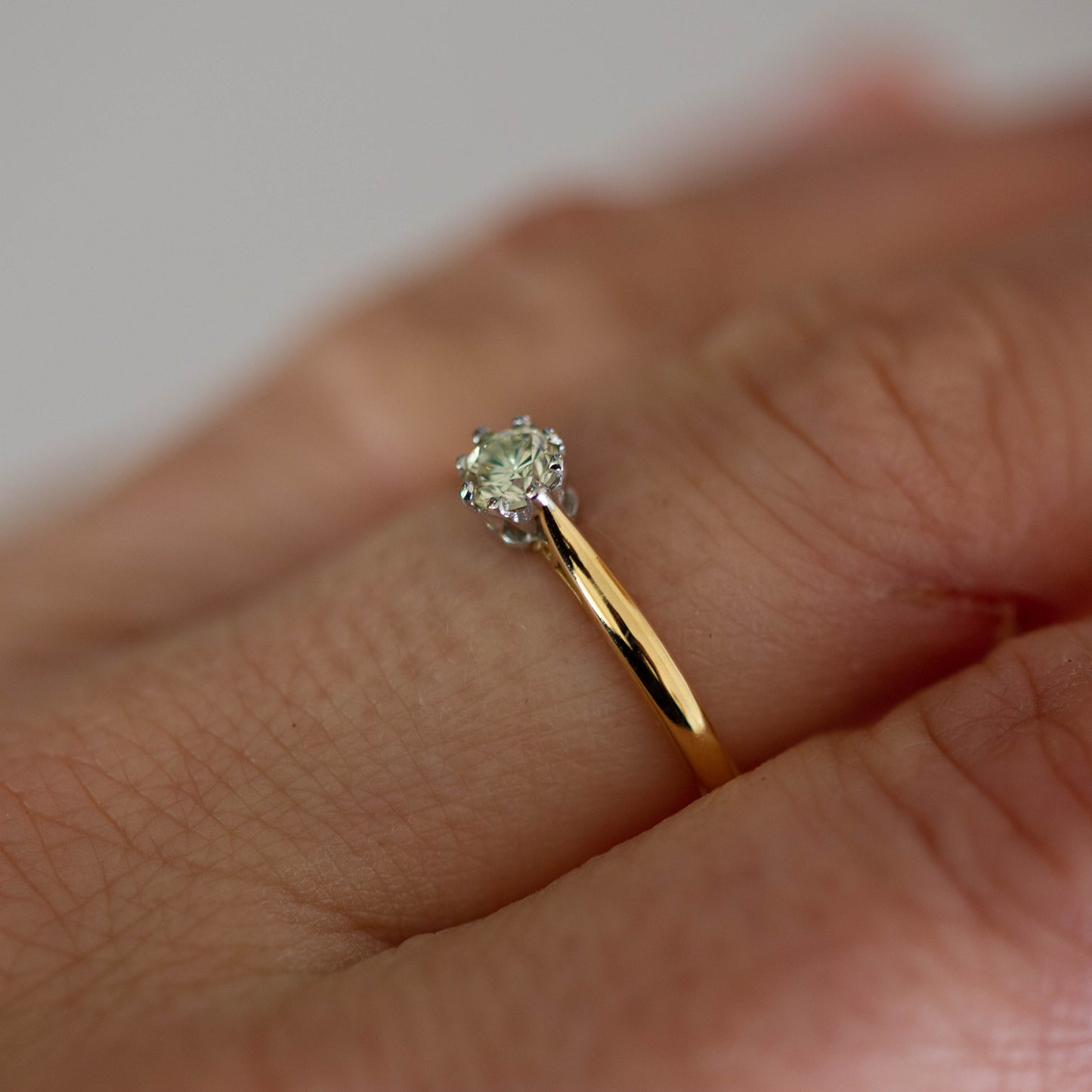 Diamond Solitaire Ring — view 5