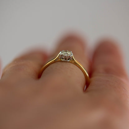 Diamond Solitaire Ring — view 6