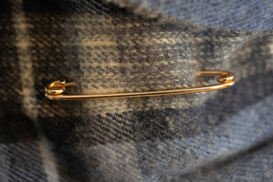 15ct Rose Gold Large Kilt Pin