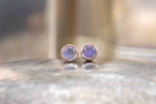 Moonstone Stud Earrings