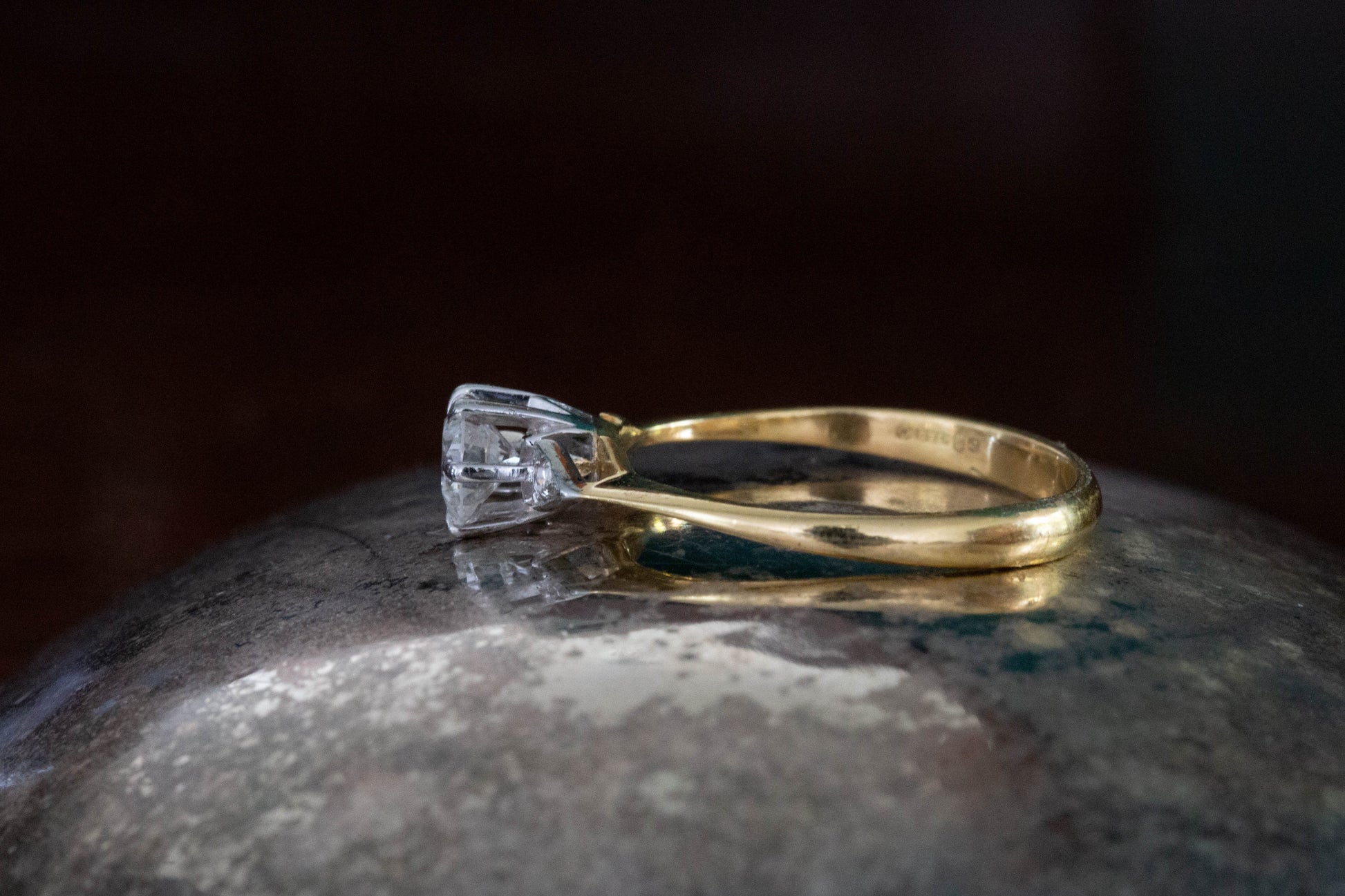 Diamond Solitaire Ring — view 3