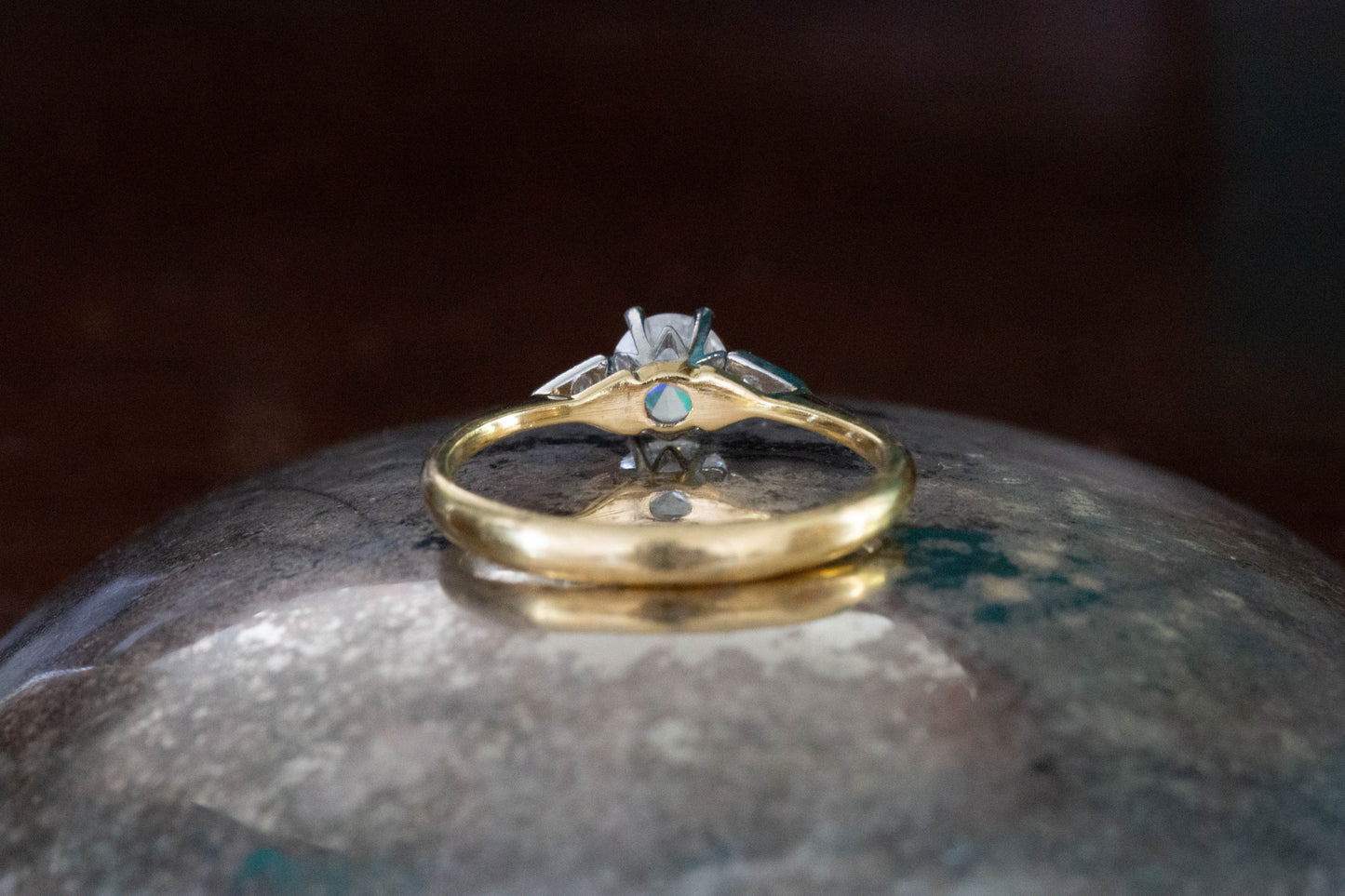 Diamond Solitaire Ring — view 4