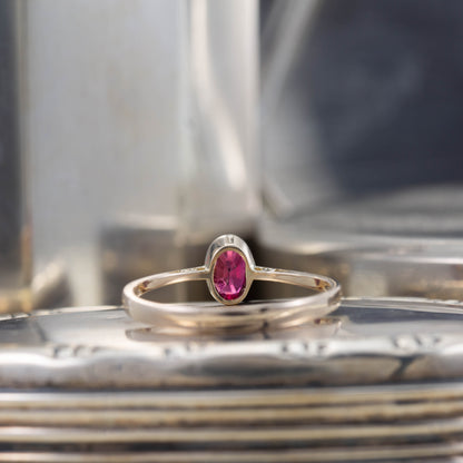 Ruby Solitaire Ring