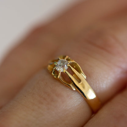 Gentleman’s Diamond Solitaire Ring — view 7