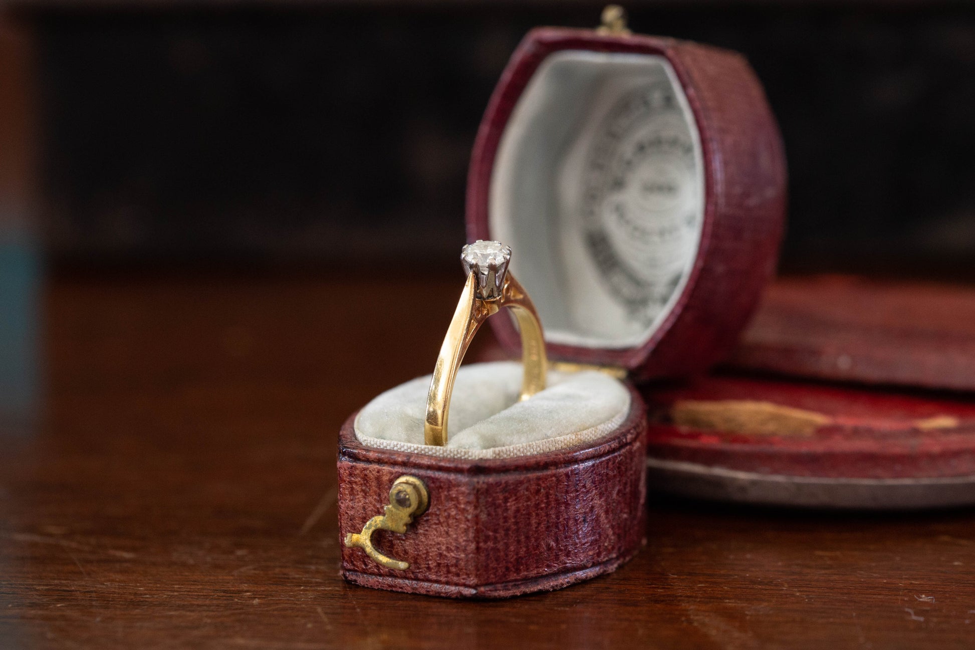 Diamond Solitaire Ring — view 2