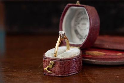 Diamond Solitaire Ring — view 2