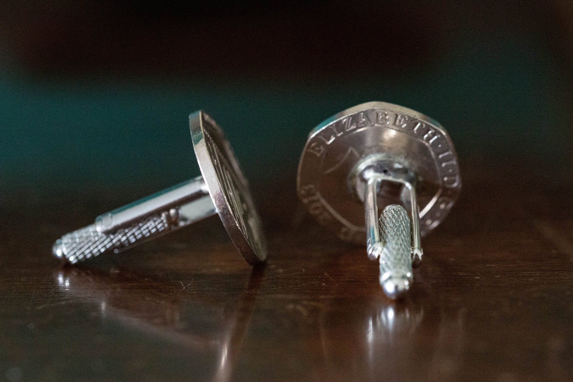 Twenty Pence Piece Cufflinks — view 2