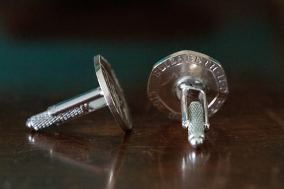 Twenty Pence Piece Cufflinks — view 2