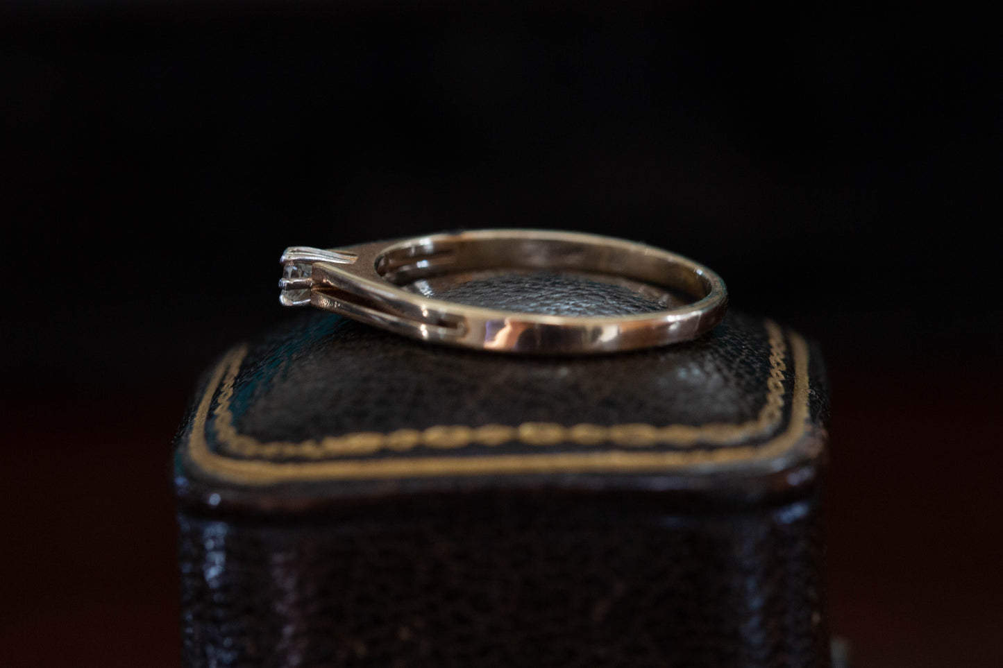 Diamond Solitaire Ring — view 3