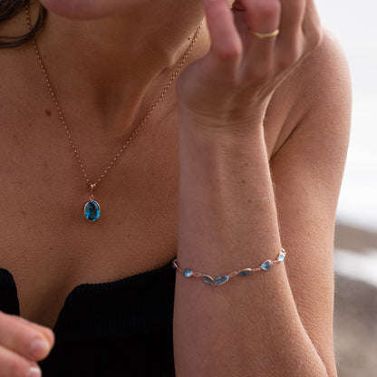 Blue Topaz Bracelet — view 3