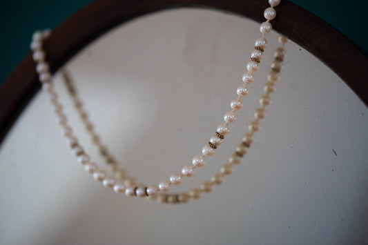 Single Strand Pearl Necklace