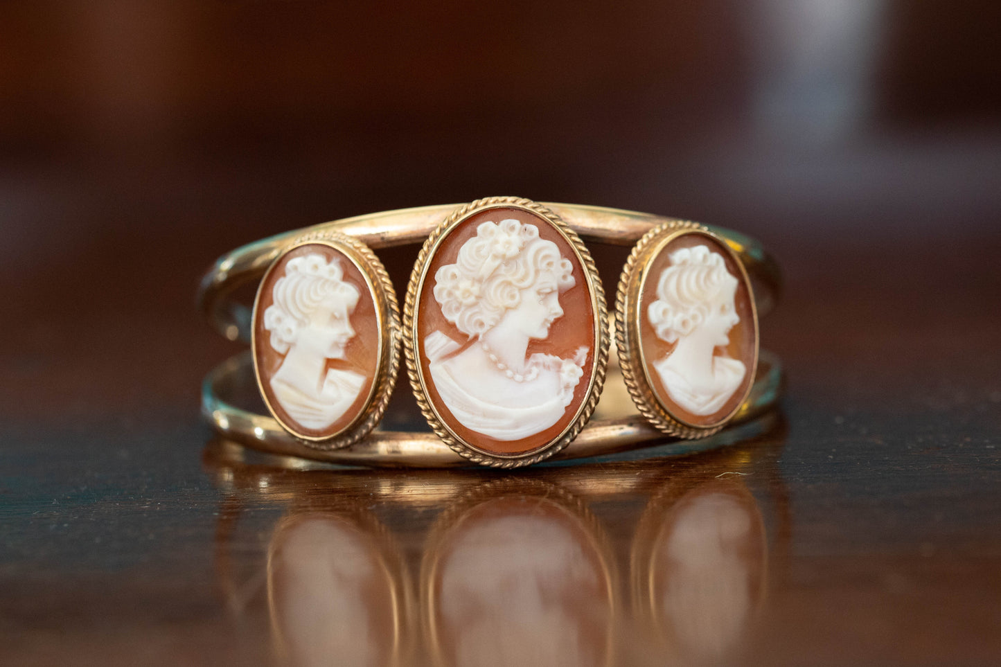 Cameo Torque Bangle