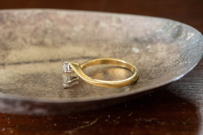 Marquise Diamond Solitaire Ring — view 3