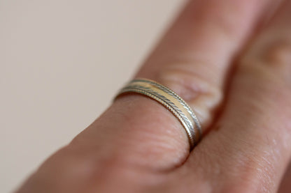 Patterned Wedding Band — view 2