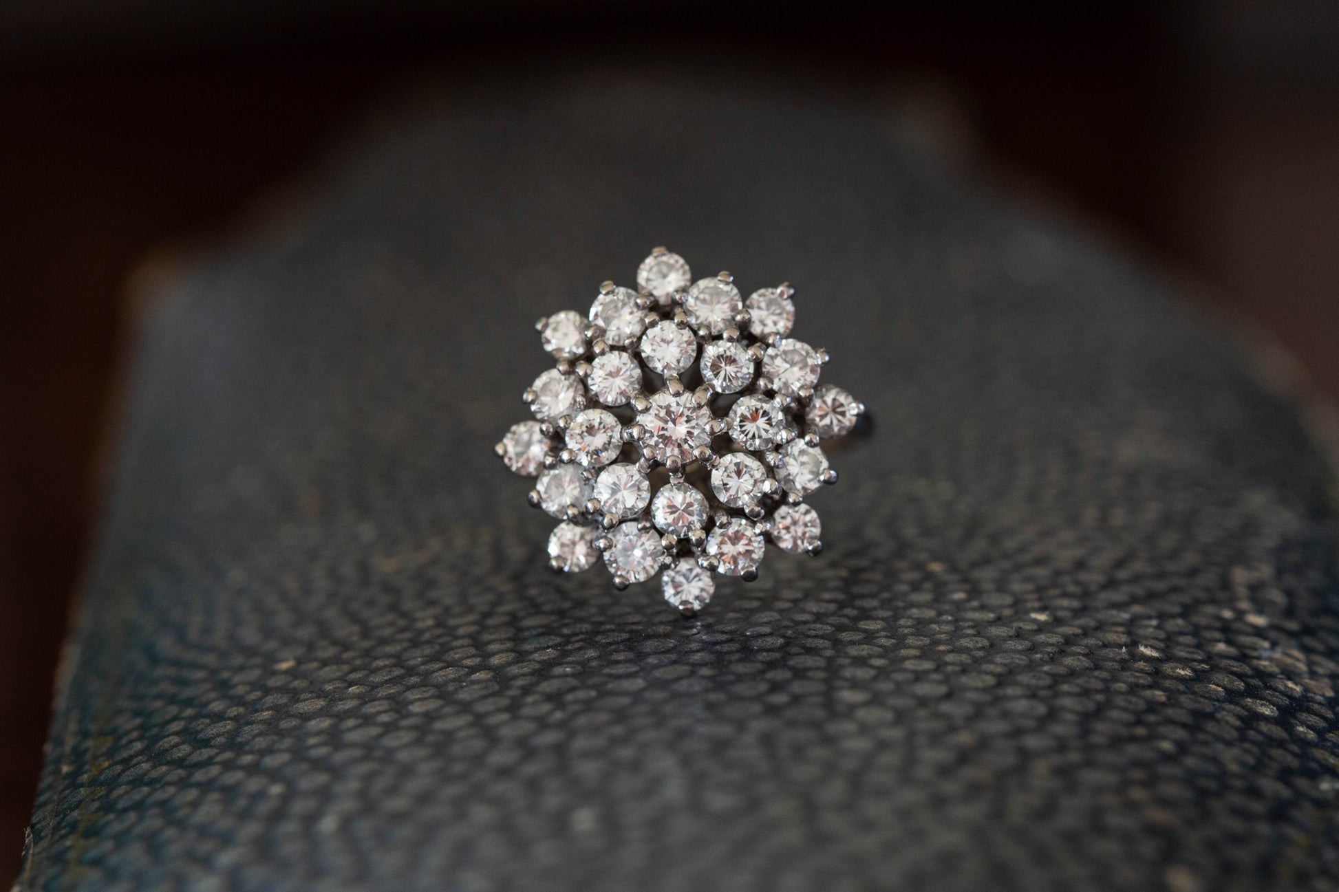 Diamond Cluster Ring