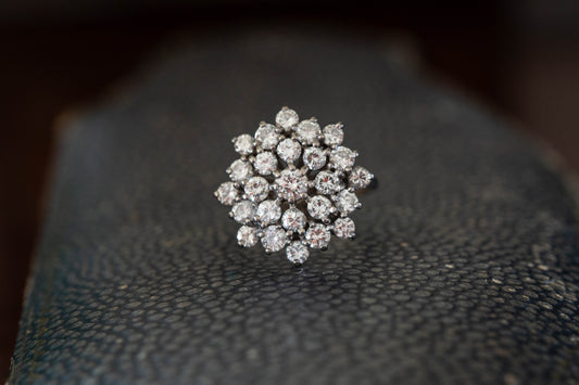Diamond Cluster Ring