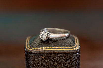 Diamond Solitaire Ring — view 2