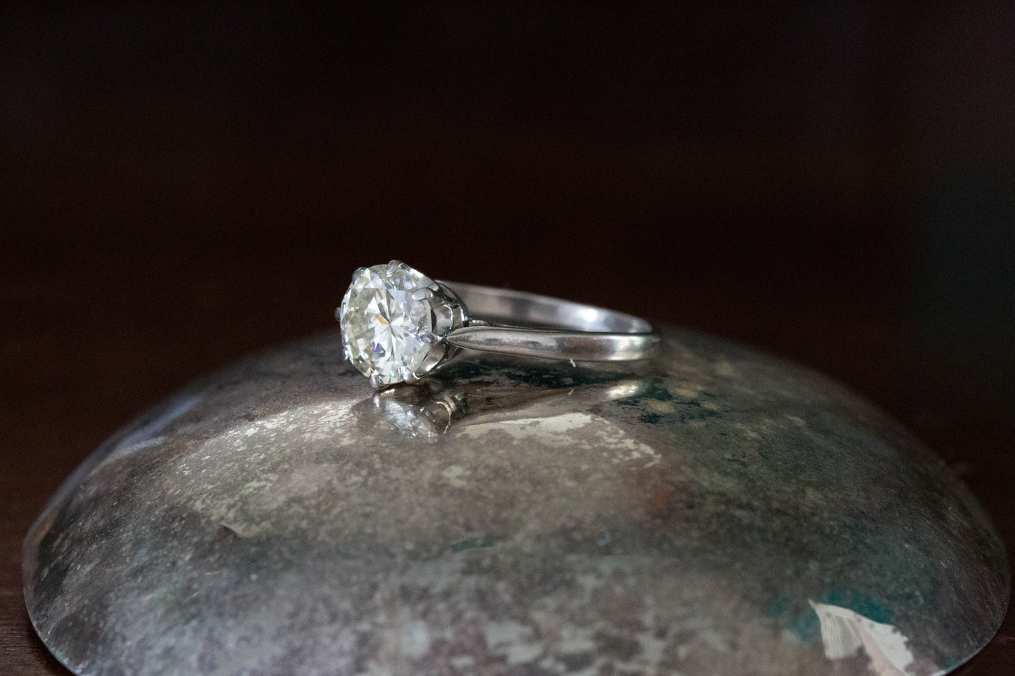 Diamond Solitaire Ring — view 3