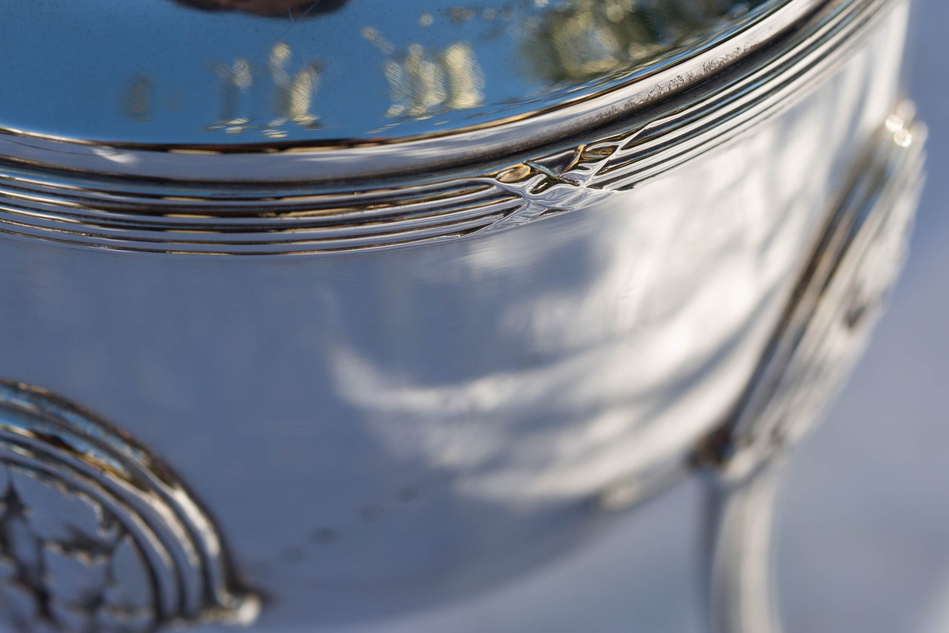 Silver Plate Three Piece Coffee Set — view 5