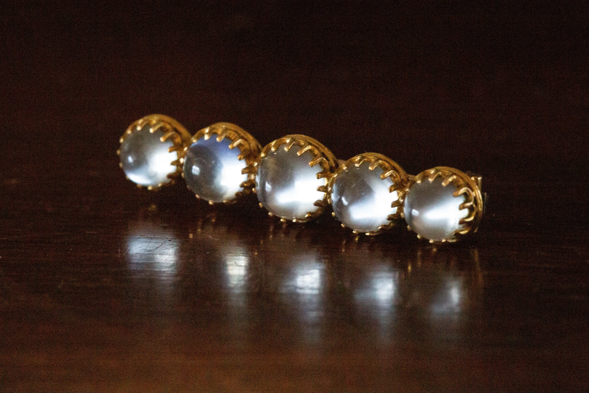 Antique Moonstone Brooch