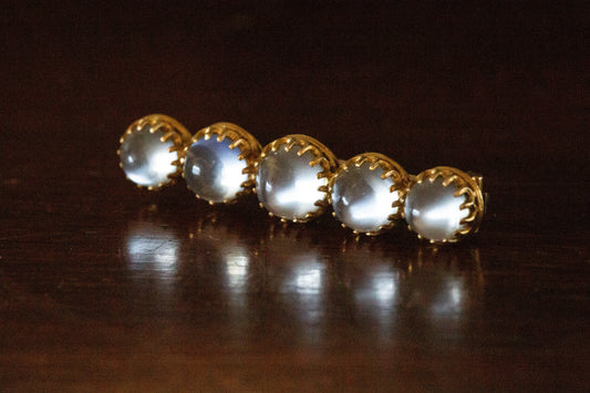 Antique Moonstone Brooch