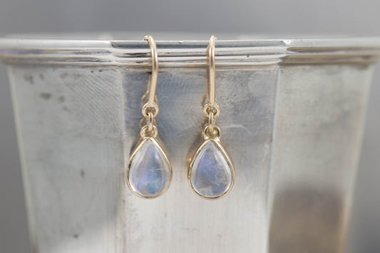 Moonstone Teardrop Earrings