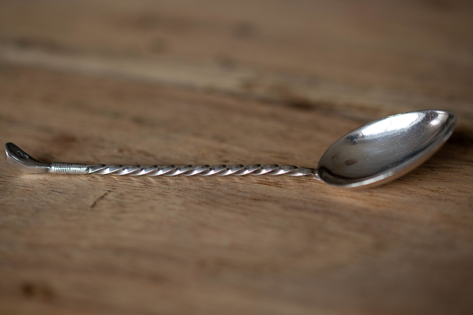 Set of Six Silver Teaspoons, Golf Club Handles — view 5
