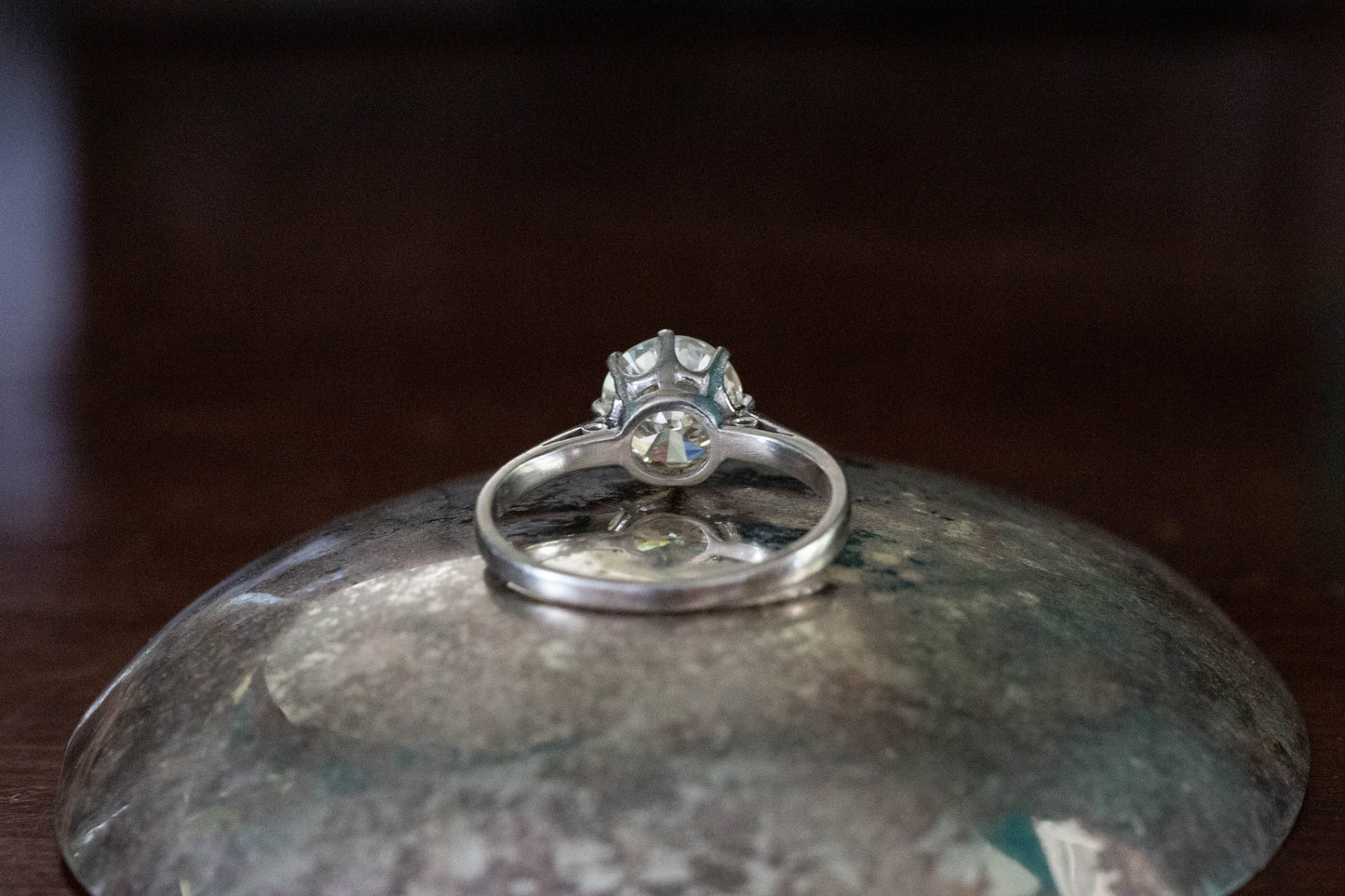 Diamond Solitaire Ring — view 4