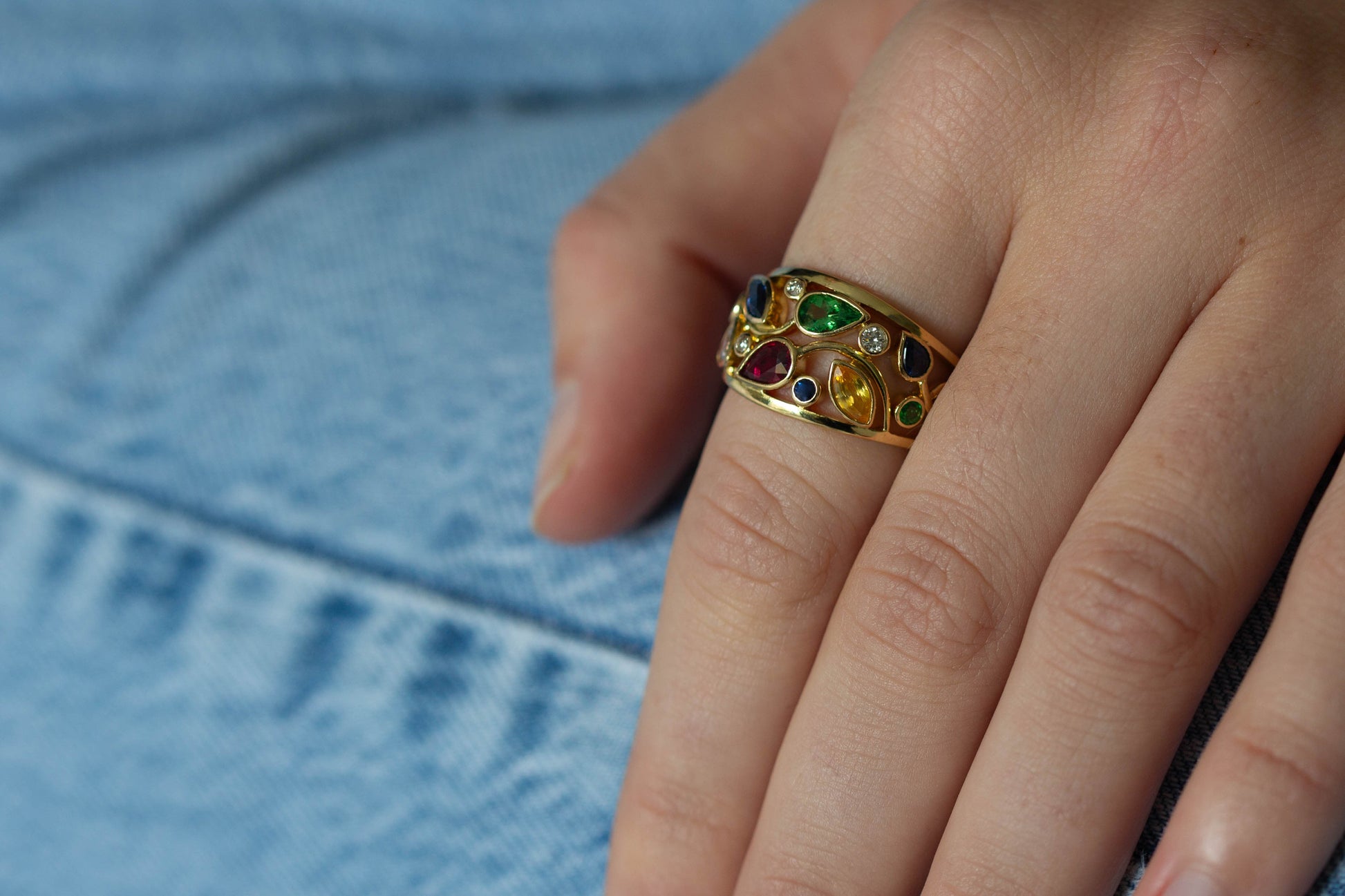 Multi Stone Dress Ring — view 2