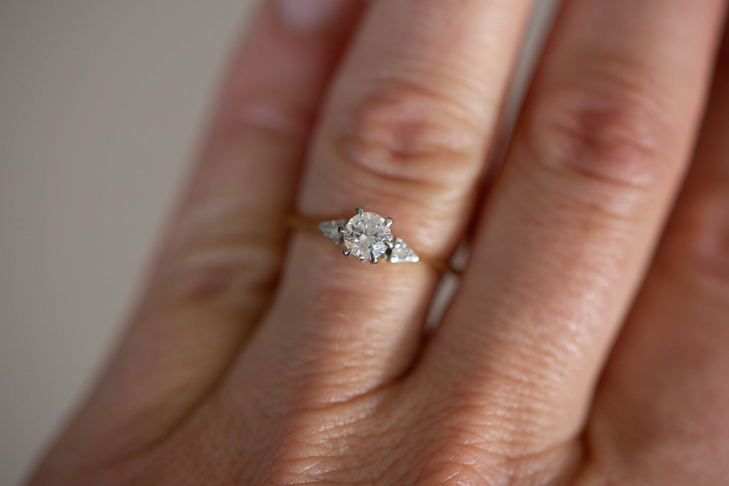 Diamond Solitaire Ring — view 7