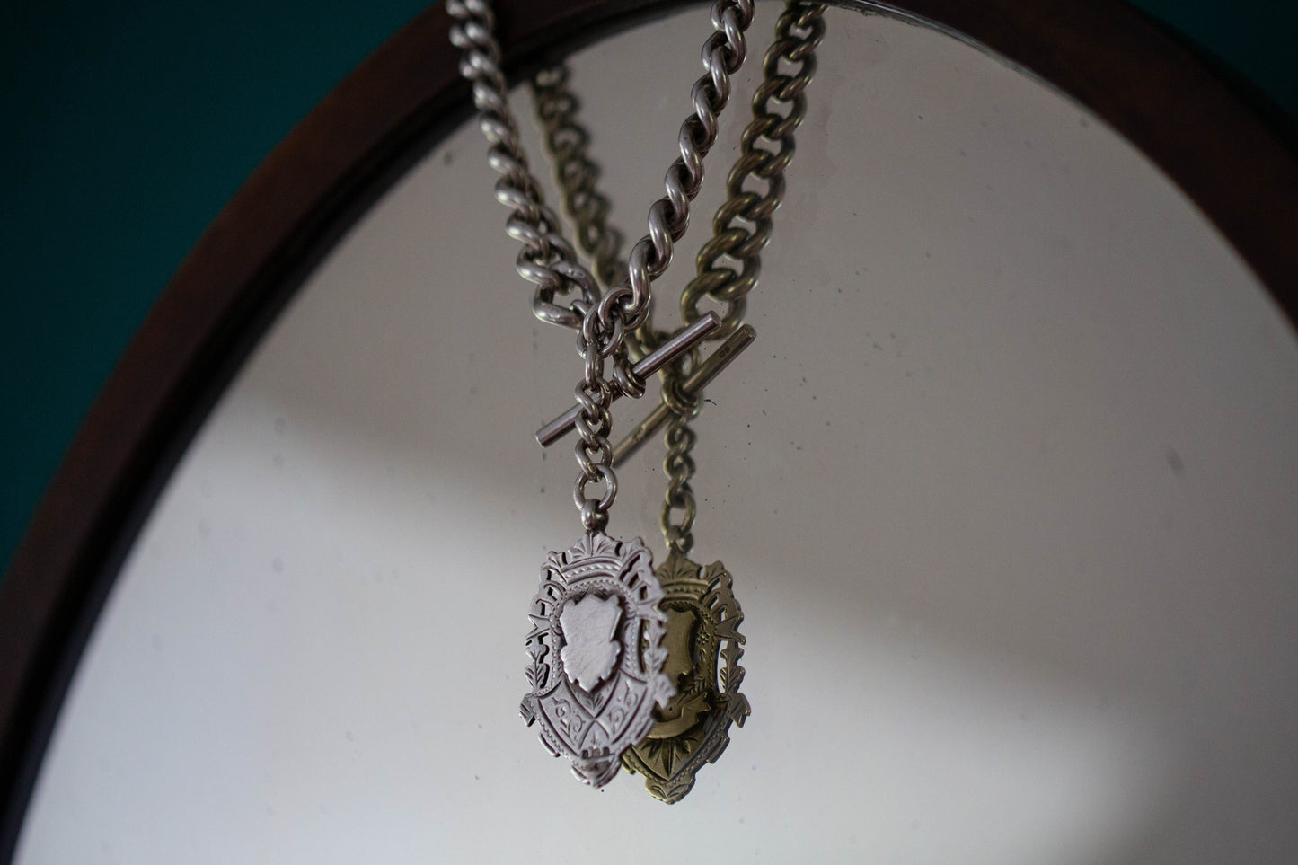 Solid Silver Albert Chain